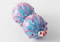 Lampwork Dahlia Beads alternative view 2