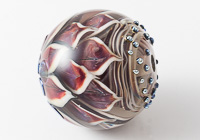 Dahlia Lampwork Bead