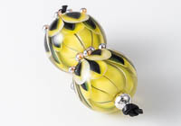 Lampwork Dahlia Beads alternative view 1