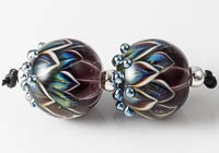 Lampwork Dahlia Beads