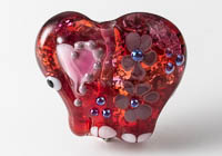 Glittery Lampwork Elephant Bead alternative view 2