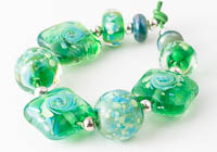 "Seafoam" Lampwork Bead Set alternative view 2