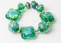 "Seafoam" Lampwork Bead Set