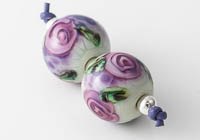 Lampwork Rose Beads alternative view 2