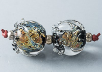 Shimmer Lampwork Beads