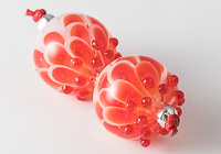 Lampwork Dahlia Beads alternative view 2