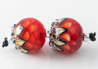 Lampwork Dahlia Beads