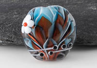 Dahlia Lampwork Bead alternative view 1