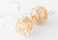 Amber Lampwork Earrings alternative view 1