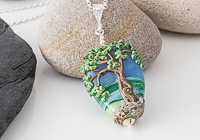 Lampwork Tree Pendant