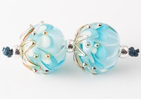 Lampwork Dahlia Beads