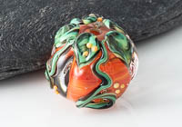 Lampwork Pumpkin Bead alternative view 1