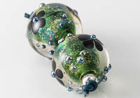 Dichroic Lampwork Flower Beads alternative view 2