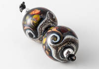 Swirly Lampwork Beads alternative view 2