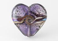 Sparkly Lampwork Heart Bead alternative view 1