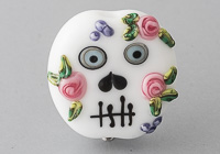 Lampwork Skull Bead