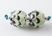 Lampwork Dahlia Beads