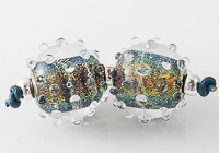 Dichroic Lampwork Beads