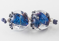 Dichroic Lampwork Beads