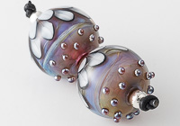 Large Dahlia Lampwork Beads alternative view 1