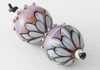 Large Dahlia Lampwork Beads alternative view 2