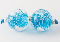 Dichroic Lampwork Beads