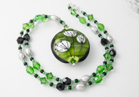 Green Flower Necklace