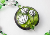 Green Flower Necklace alternative view 2