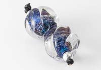 Dichroic Swirly Lampwork Beads alternative view 2