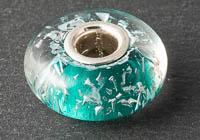 Silver Cored Dichroic Lampwork Bead alternative view 2