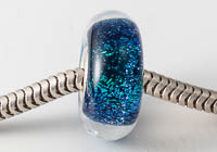 Silver Cored Dichroic Lampwork Bead alternative view 1