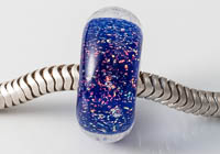 Silver Cored Dichroic Lampwork Bead alternative view 1