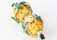 Lampwork Dahlia Beads alternative view 1