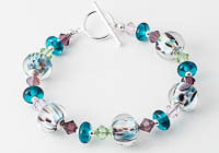 Pastel Lampwork Bracelet