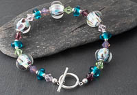 Pastel Lampwork Bracelet alternative view 2