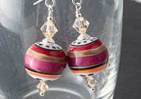 Dahlia Lampwork Earrings alternative view 2