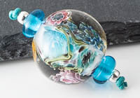 Lampwork Flower Bead Set alternative view 2