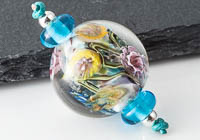 Lampwork Flower Bead Set alternative view 1