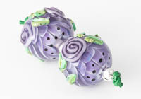 Lampwork Dahlia Beads alternative view 1