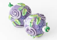 Lampwork Dahlia Beads alternative view 2