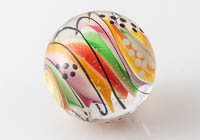 Swirly Lampwork Bead alternative view 2