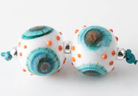 Lampwork Murrini Flower Beads