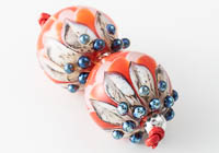 Lampwork Dahlia Beads alternative view 2