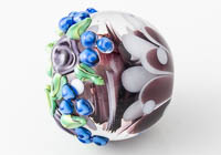 Flowery Dahlia Lampwork Bead