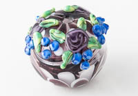 Flowery Dahlia Lampwork Bead alternative view 2