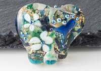 Glittery Lampwork Elephant Bead