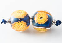 Lampwork Murrini Flower Beads