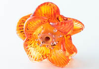 Orange Lampwork Rose Bead alternative view 1