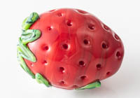 Strawberry Lampwork Bead alternative view 2