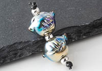 Lampwork Birdy Beads